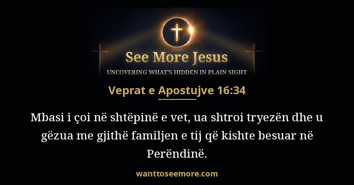 Acts 16:34