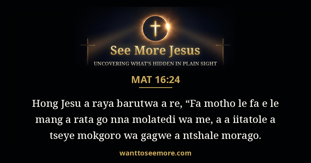 Matthew 16:24