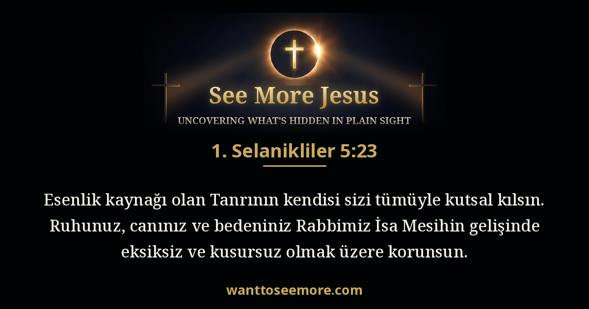 1 Thessalonians 5:23