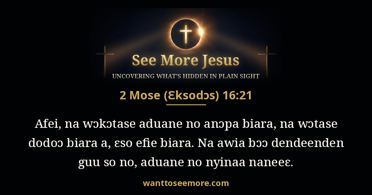 Exodus 16:21