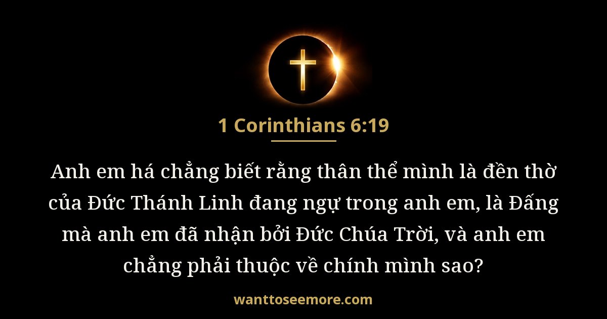 1 Corinthians 6:19