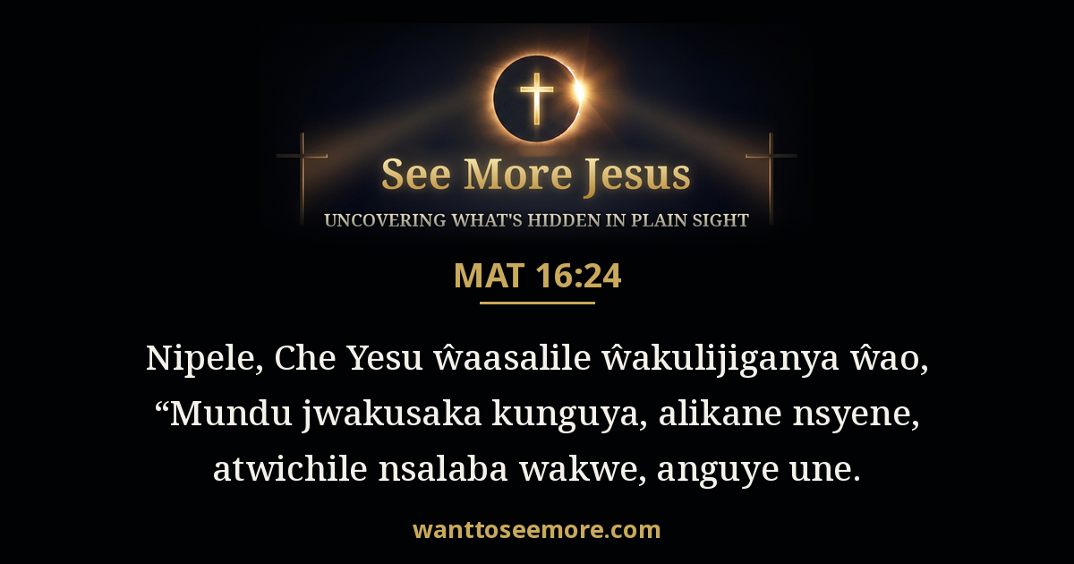 Matthew 16:24