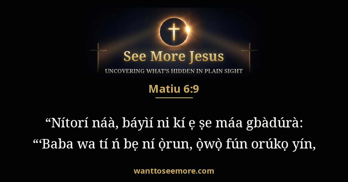 Matthew 6:9