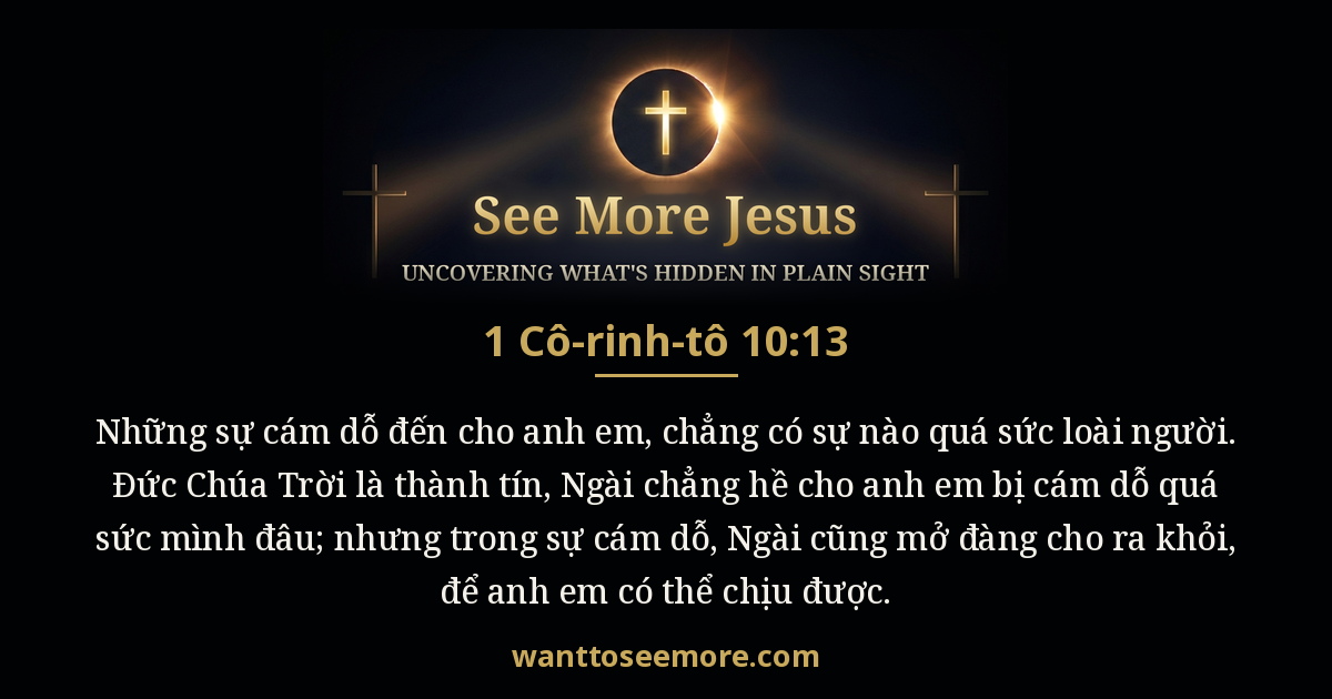1 Corinthians 10:13