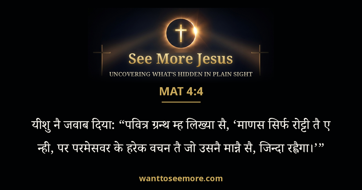 Matthew 4:4