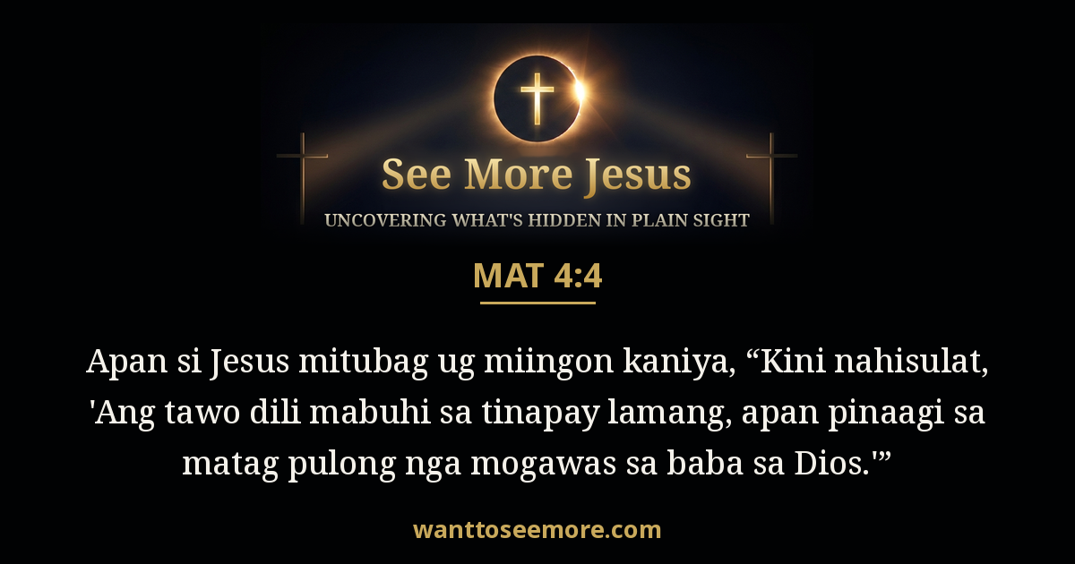Matthew 4:4