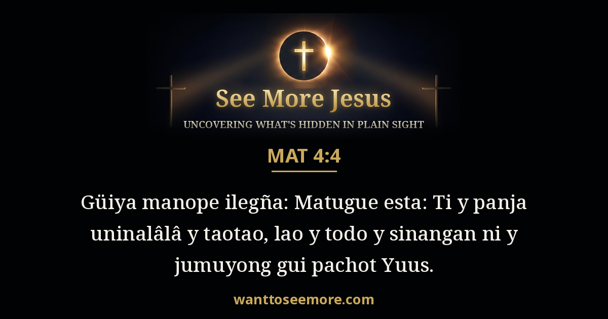 Matthew 4:4