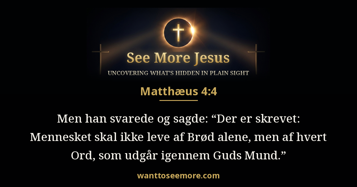Matthew 4:4