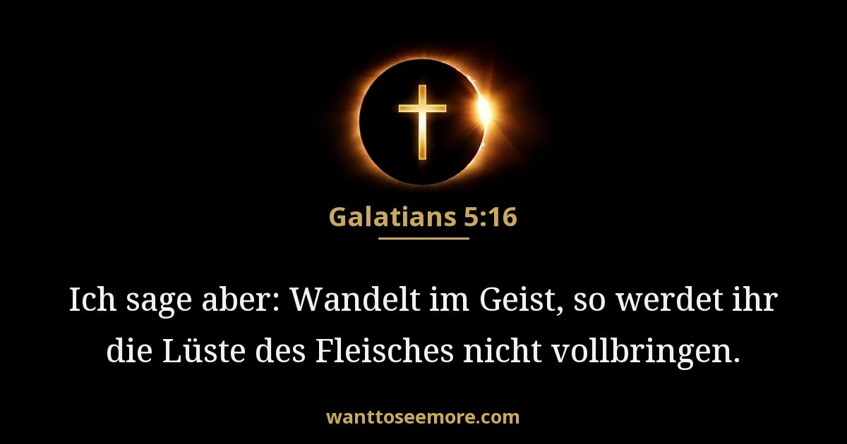 Galatians 5:16