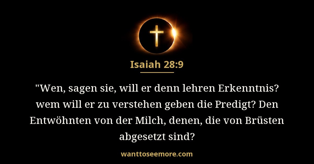 Isaiah 28:9