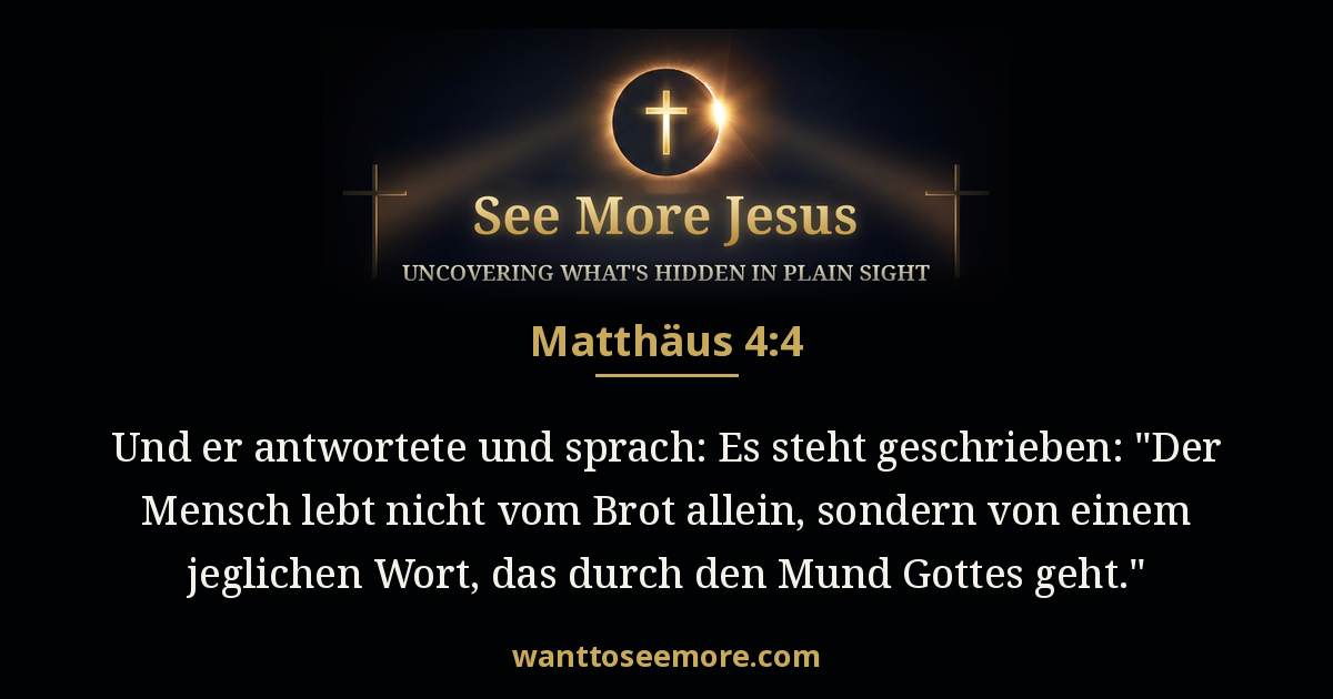 Matthew 4:4