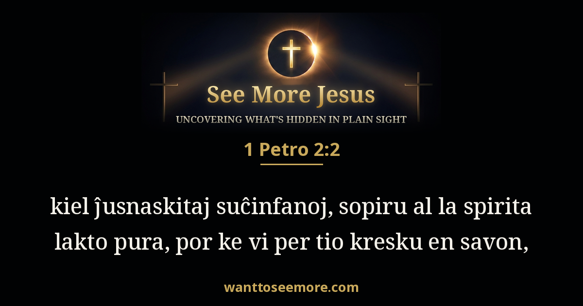 1 Peter 2:2