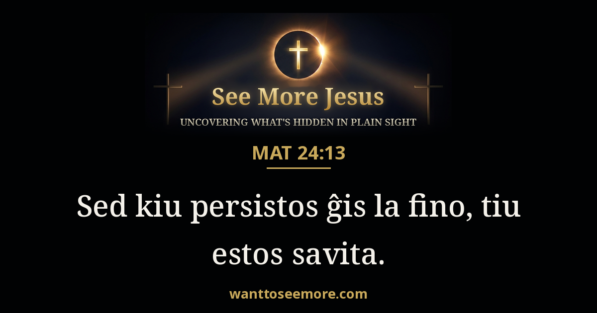 Matthew 24:13