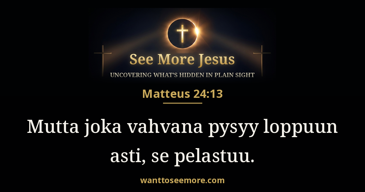 Matthew 24:13