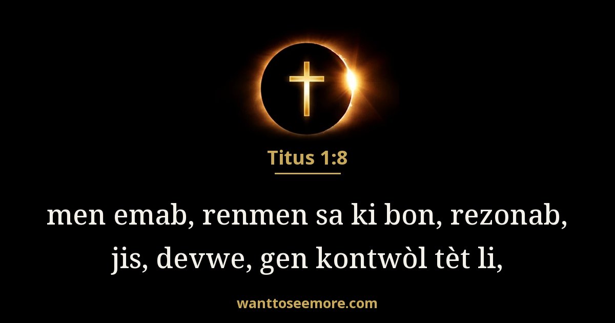 Titus 1:8