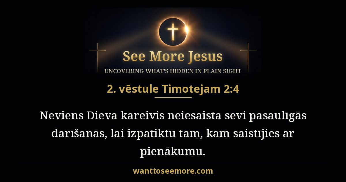 2 Timothy 2:4