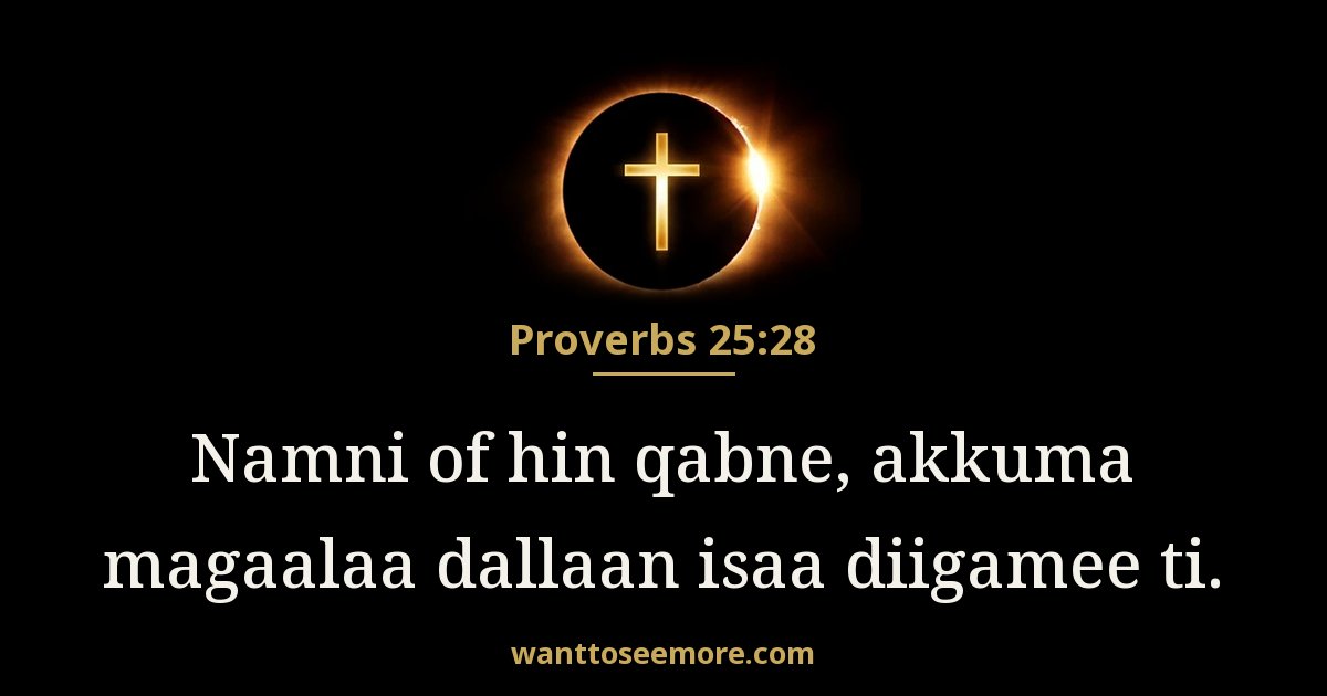 Proverbs 25:28