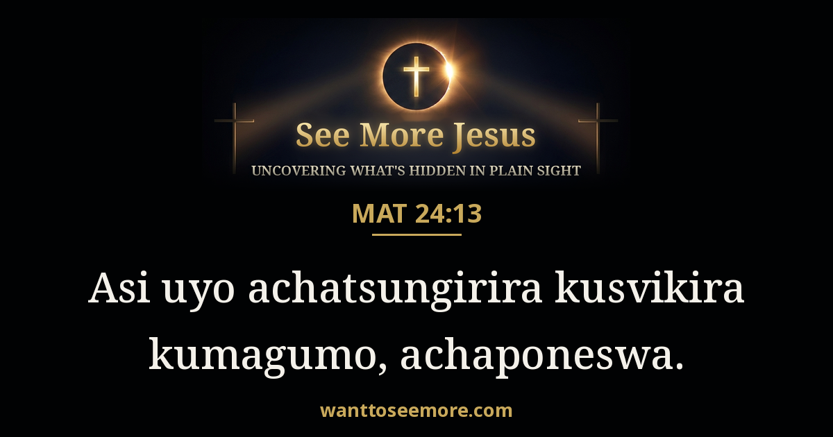 Matthew 24:13
