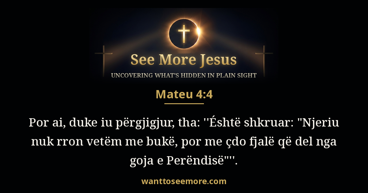Matthew 4:4