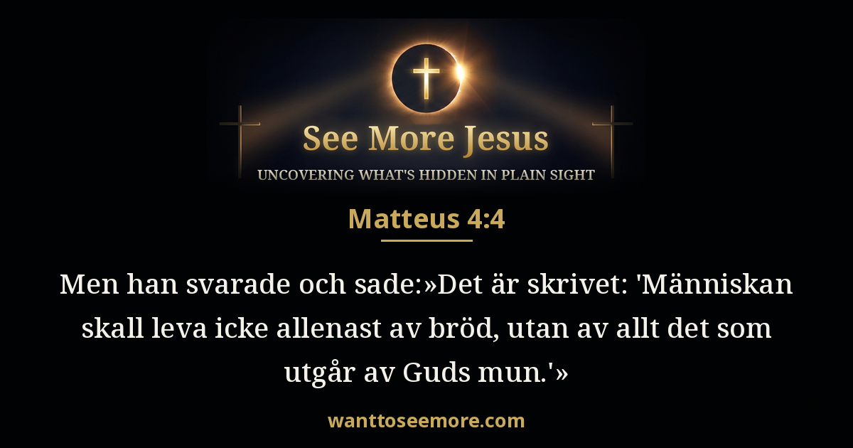 Matthew 4:4