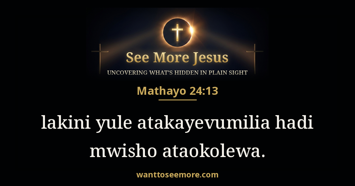 Matthew 24:13