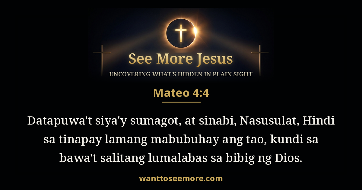 Matthew 4:4