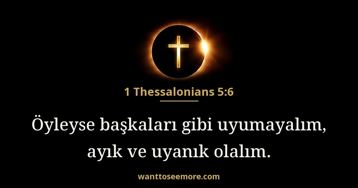 1 Thessalonians 5:6