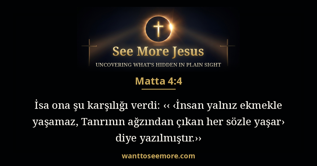 Matthew 4:4