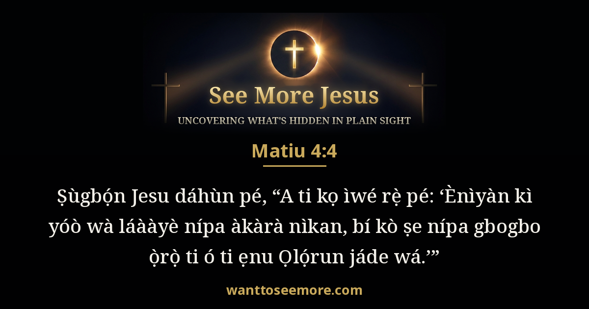 Matthew 4:4