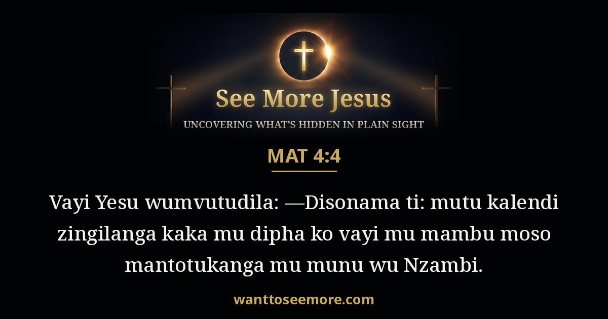 Matthew 4:4