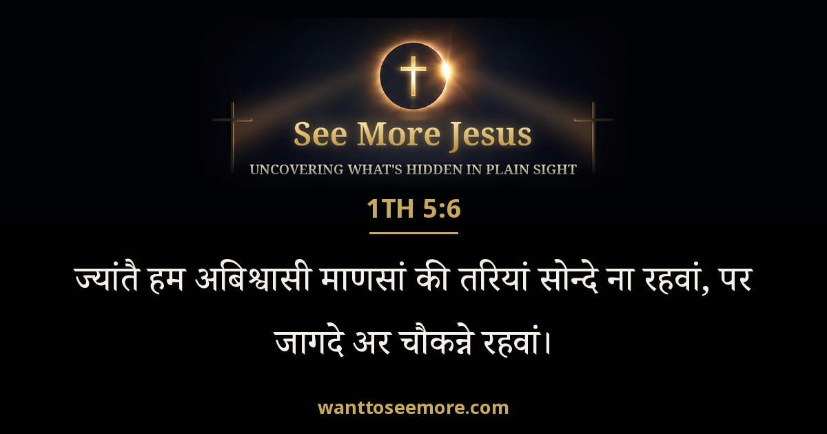 1 Thessalonians 5:6
