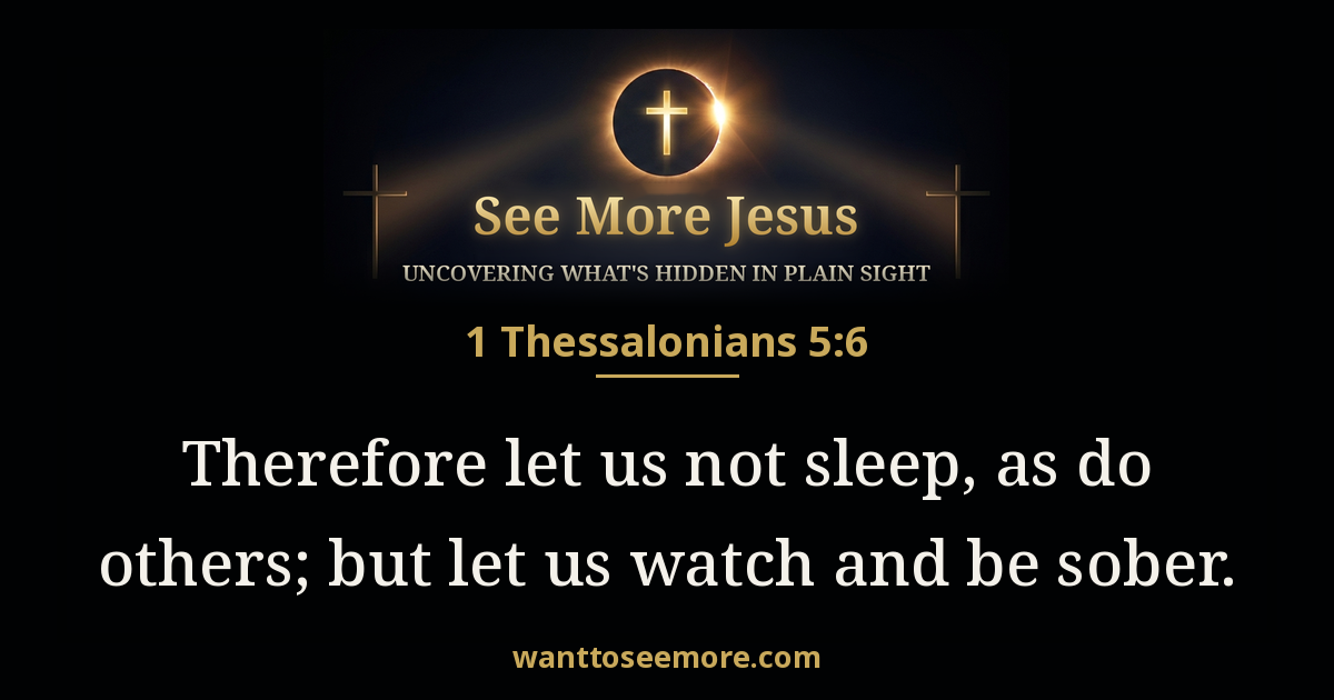 1 Thessalonians 5:6