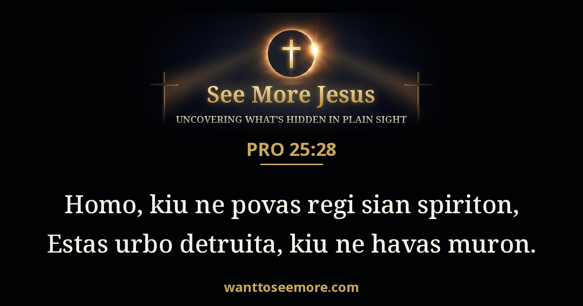 Proverbs 25:28