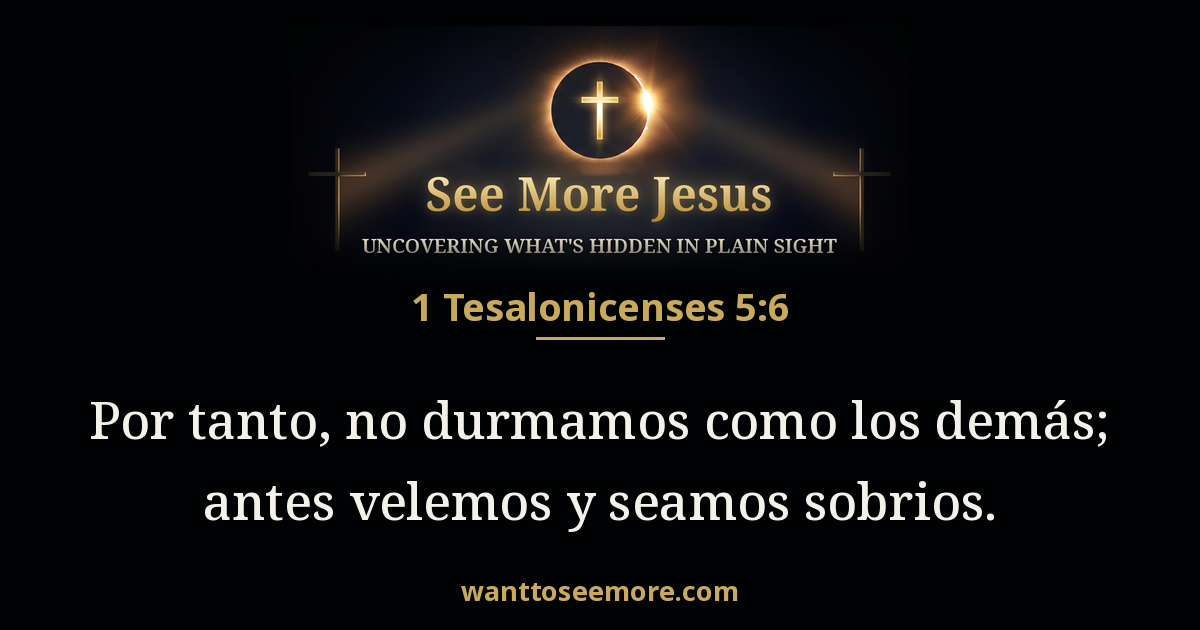1 Thessalonians 5:6