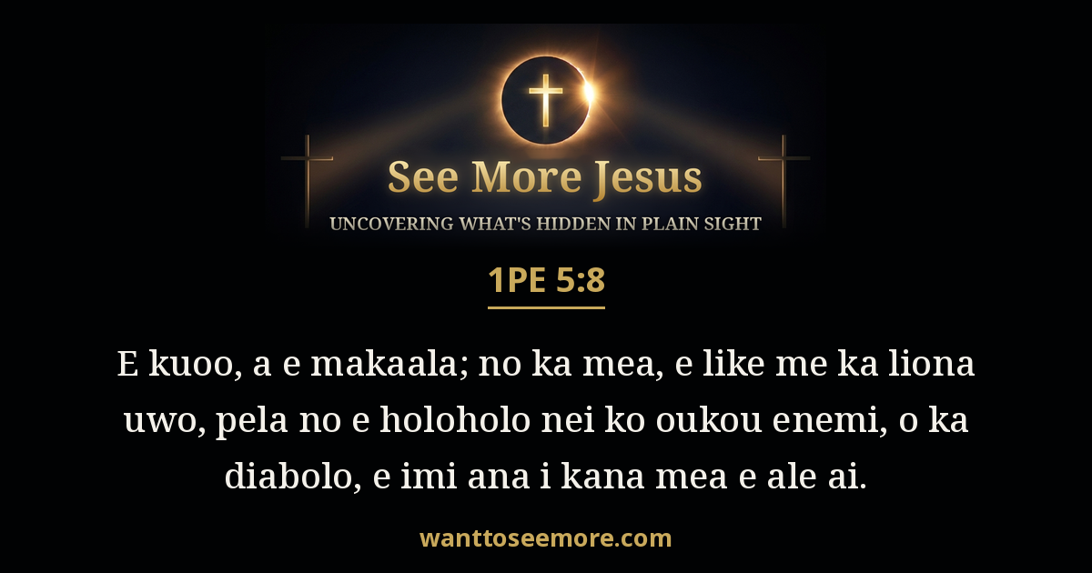 1 Peter 5:8