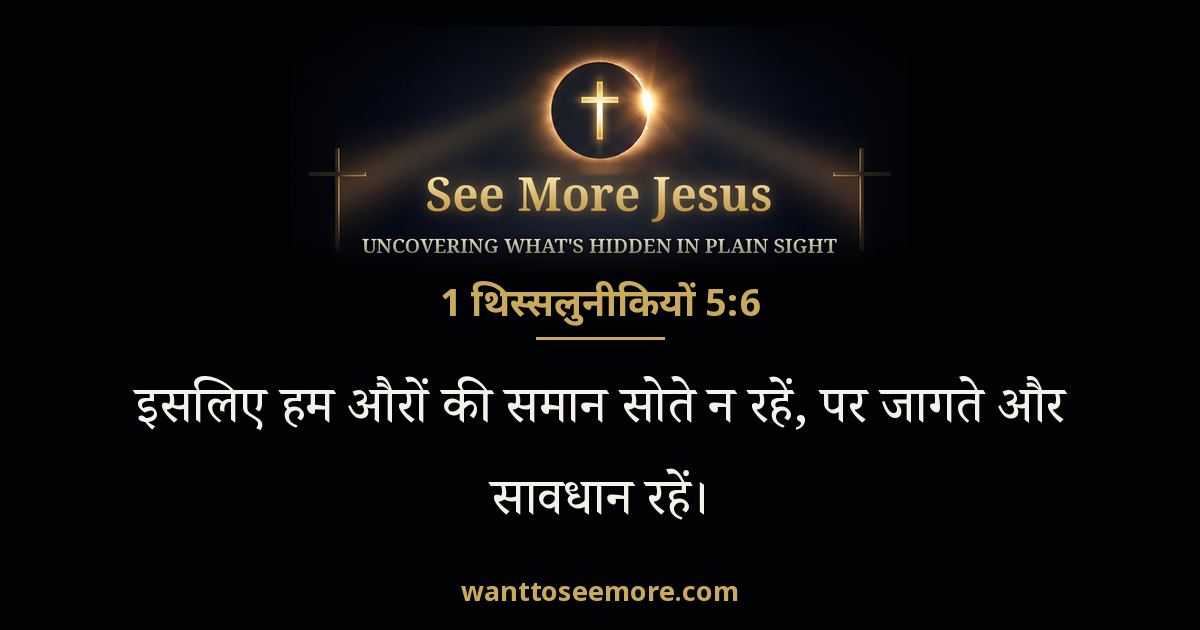 1 Thessalonians 5:6