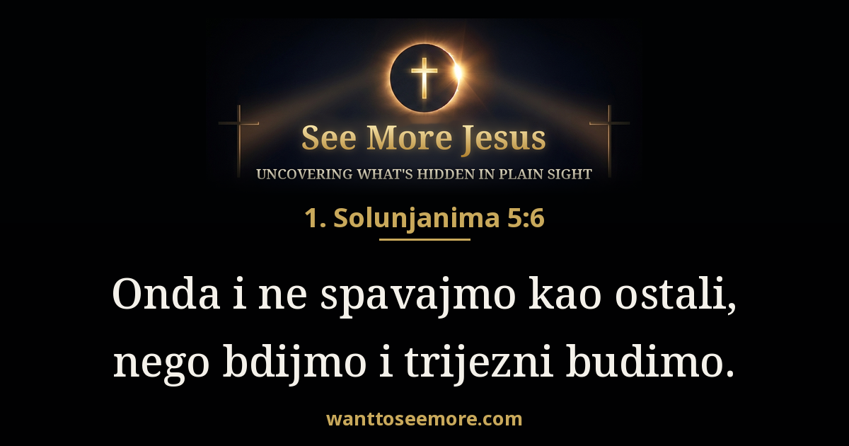 1 Thessalonians 5:6