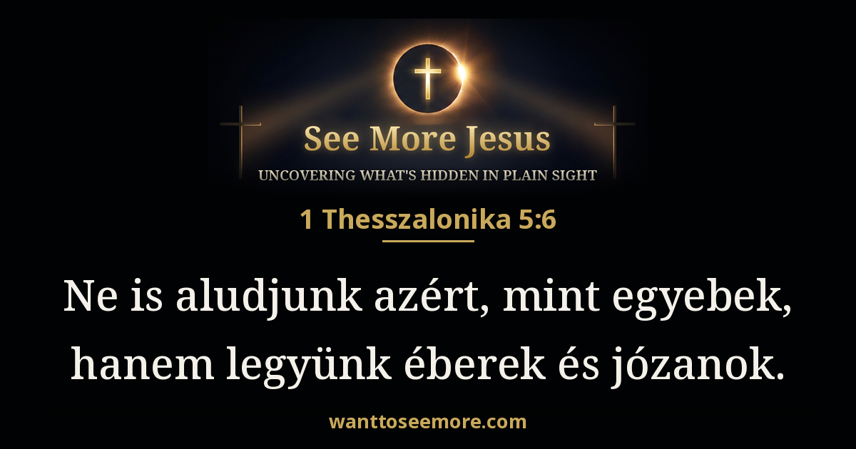 1 Thessalonians 5:6