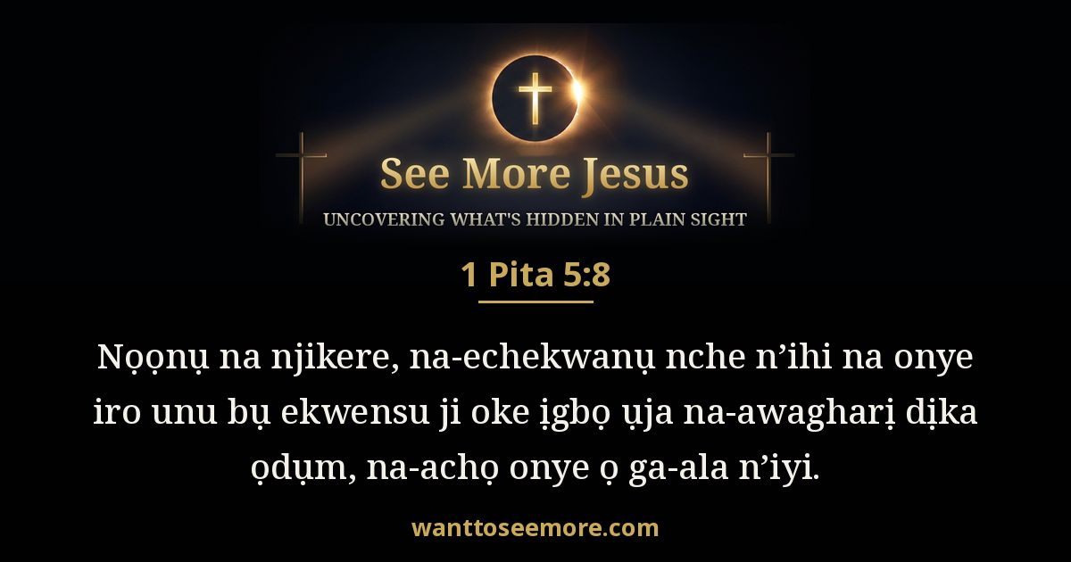 1 Peter 5:8