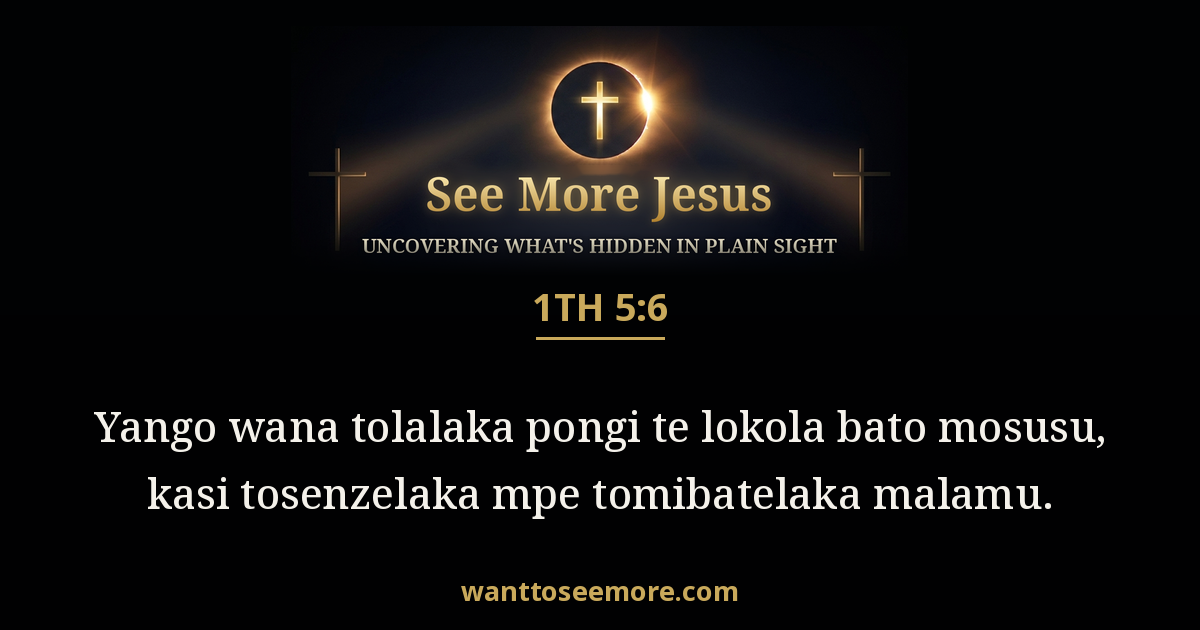 1 Thessalonians 5:6
