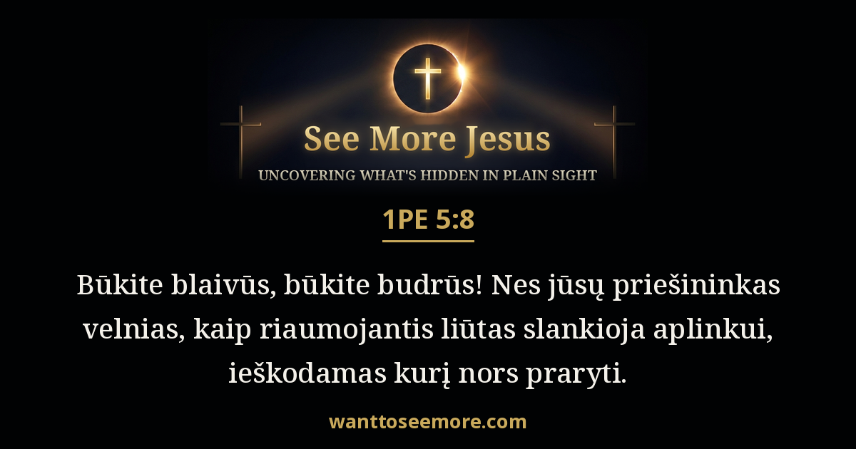 1 Peter 5:8