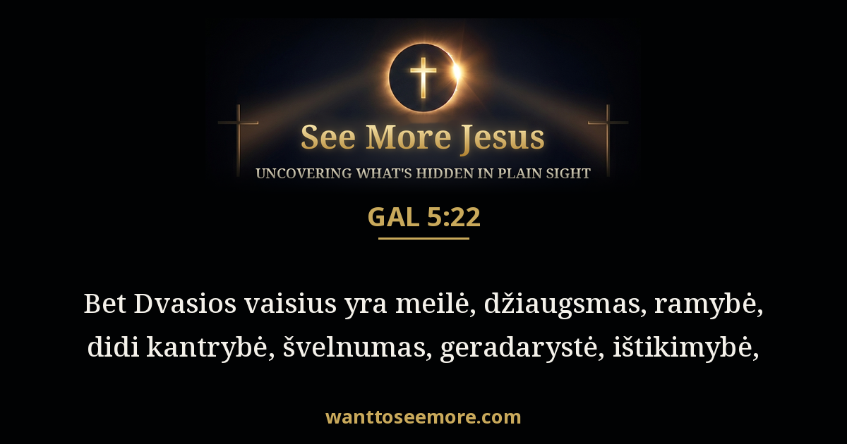 Galatians 5:22