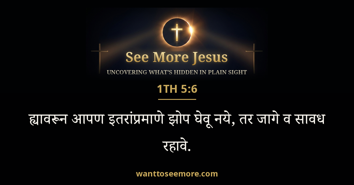 1 Thessalonians 5:6