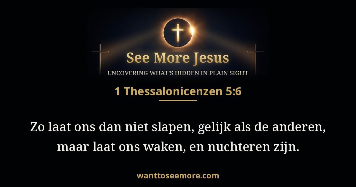 1 Thessalonians 5:6