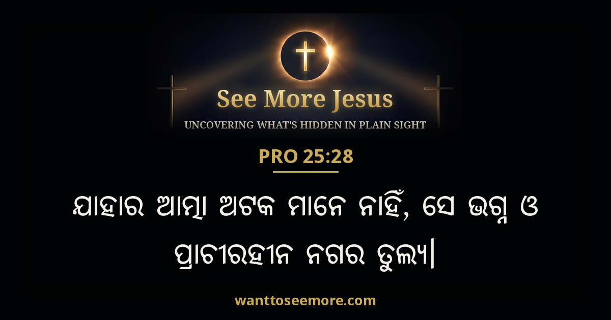 Proverbs 25:28