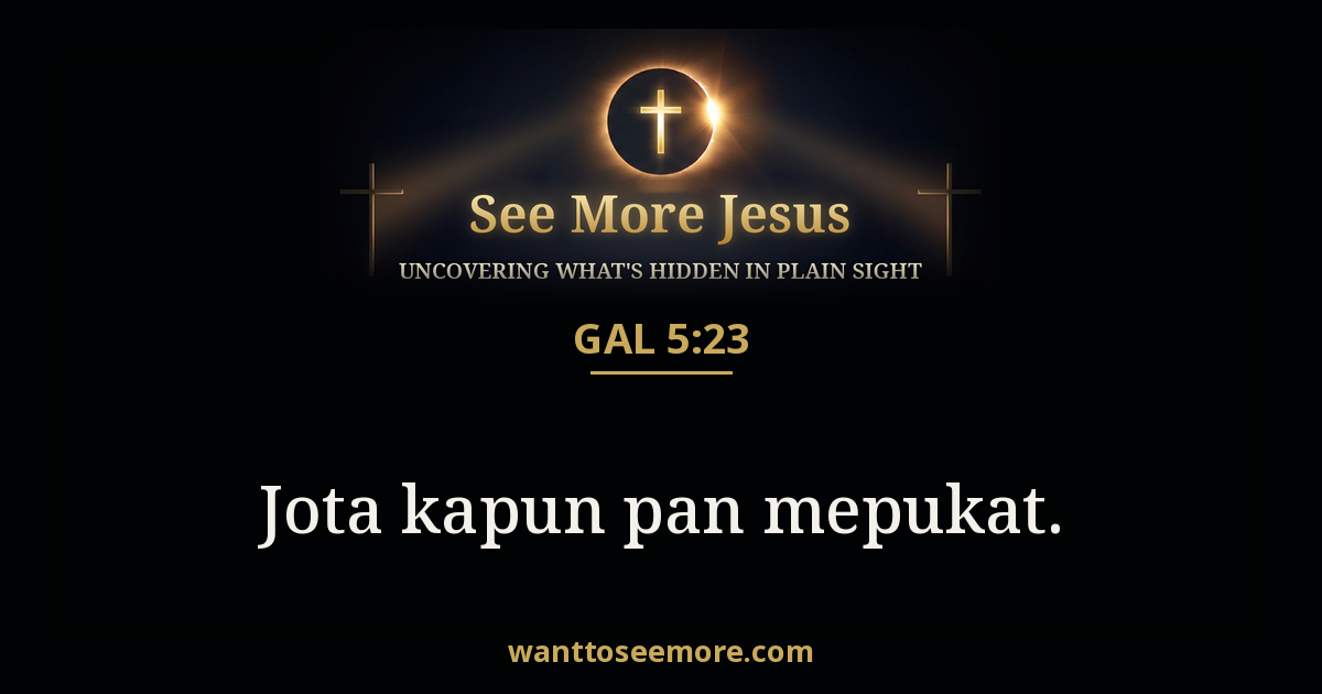 Galatians 5:23
