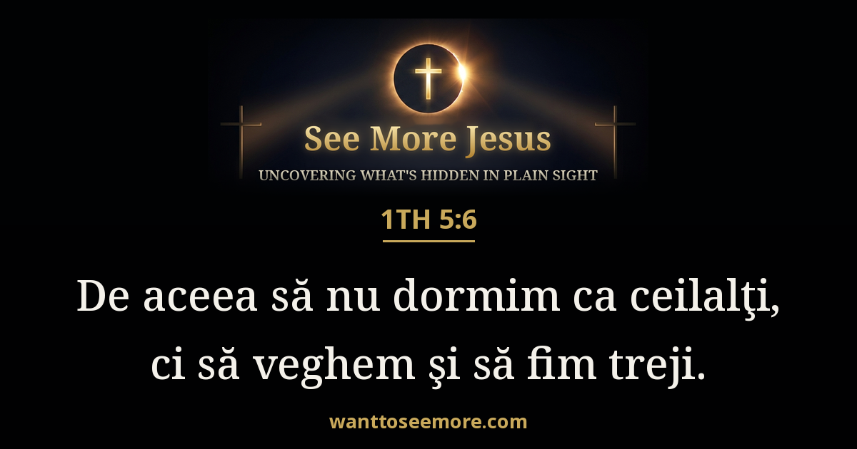 1 Thessalonians 5:6