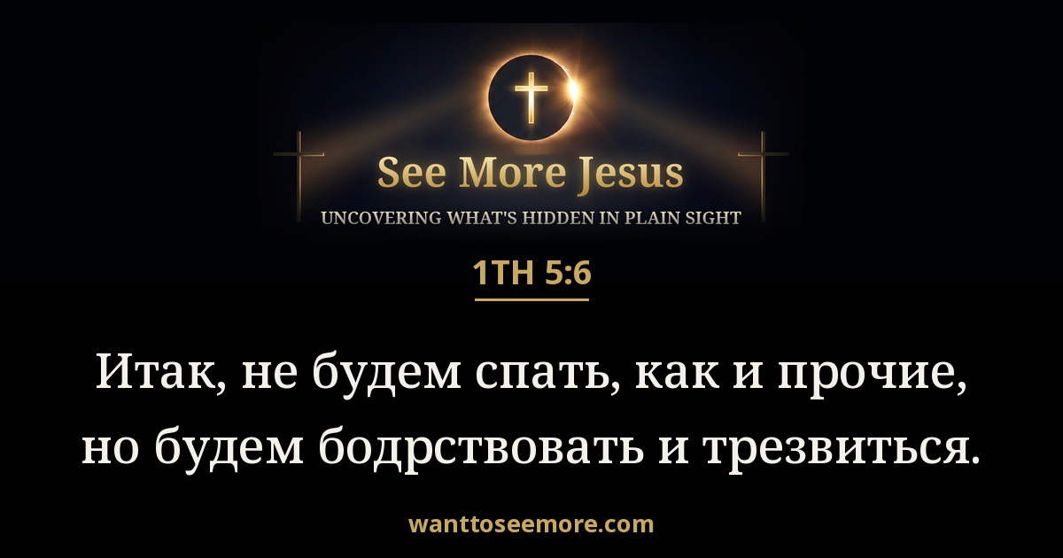 1 Thessalonians 5:6