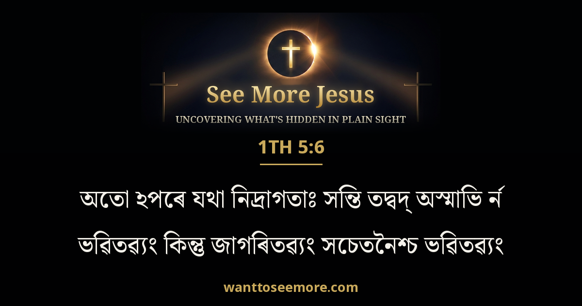 1 Thessalonians 5:6