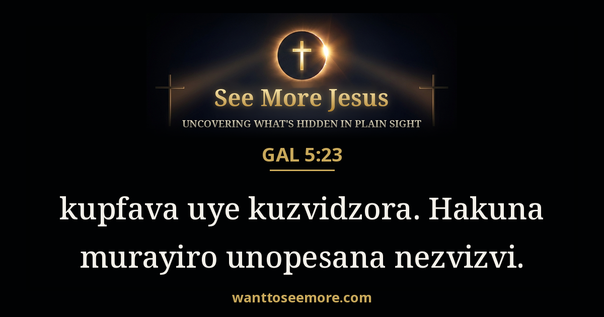 Galatians 5:23